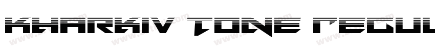Kharkiv Tone Regular字体转换